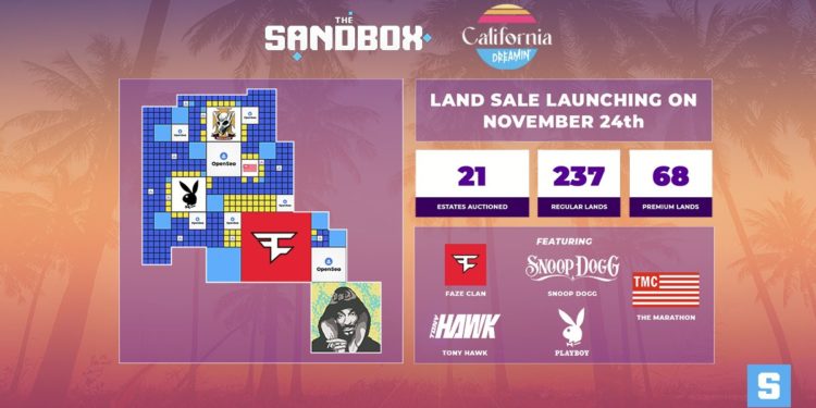 The Sandbox Game lança venda de terrenos com as principais marcas e celebridades – NFT News Today