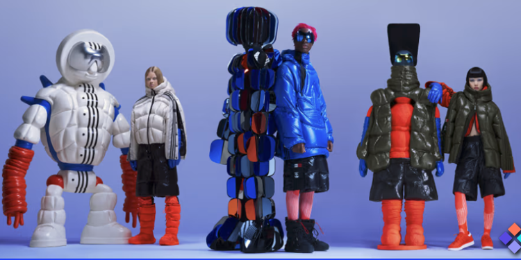 Adidas x Moncler Unwrap NFT e linha de moda integrada com IA