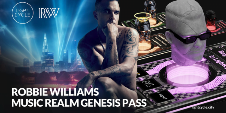 LightCycle lidera o concerto revolucionário do metaverso: colaborando com Robbie Williams para criar o futuro da experiência musical