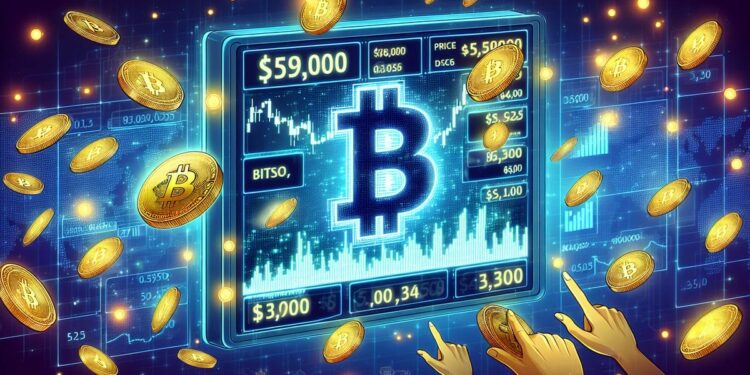Preço do Bitcoin ultrapassa US$ 59.000 em meio a uma alta mais ampla das criptomoedas