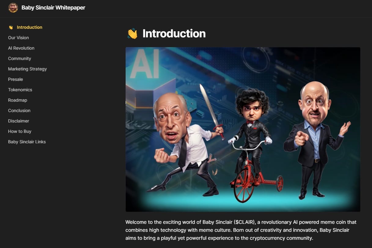 Documento técnico do token Clair