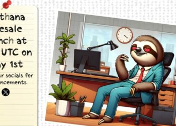 Slothana distribuirá Airdrop e adicionará liquidez em 24 horas após pré-venda bem-sucedida de US$ 15 milhões