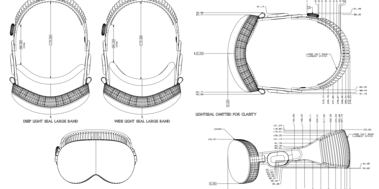 Apple lança esquemas e diretrizes detalhadas do Vision Pro para fabricantes de acessórios