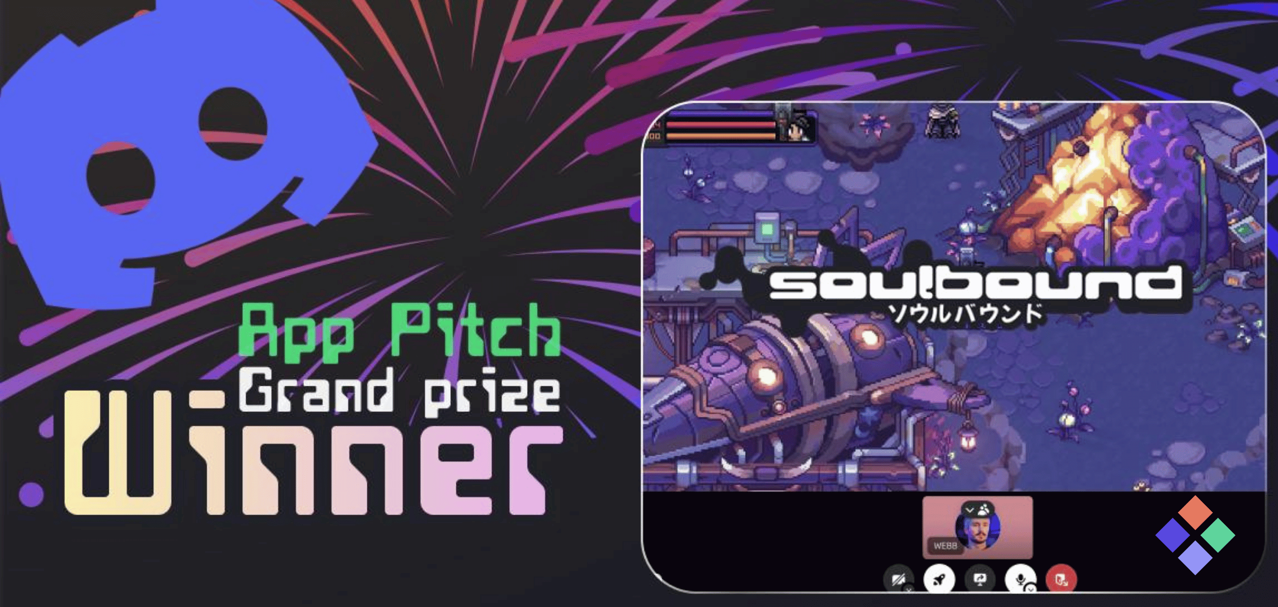 Soulbound triunfa no Discord App Pitch 2024 e ganha o grande prêmio