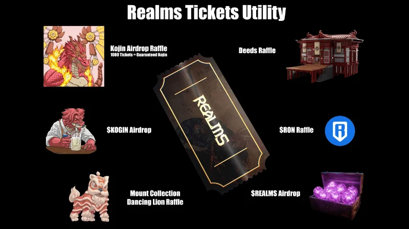 Utilitário de ingressos do Ronin Realms