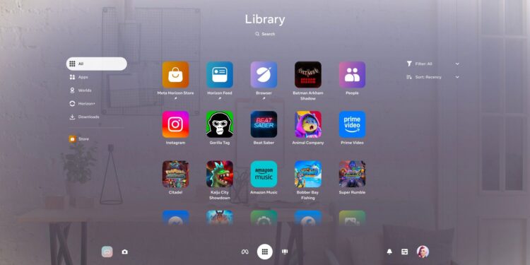 Meta está testando uma revisão de interface do missão e fotos do Instagram 3D no último lançamento do Horizon OS