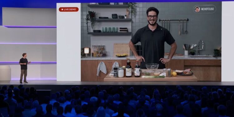 Por que Ray-Ban Meta Glasses falhou no palco no Connect
