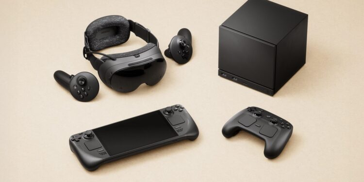 Valve anuncia máquina Steam e novo controlador Steam, projetado com headset Steam Frame em mente