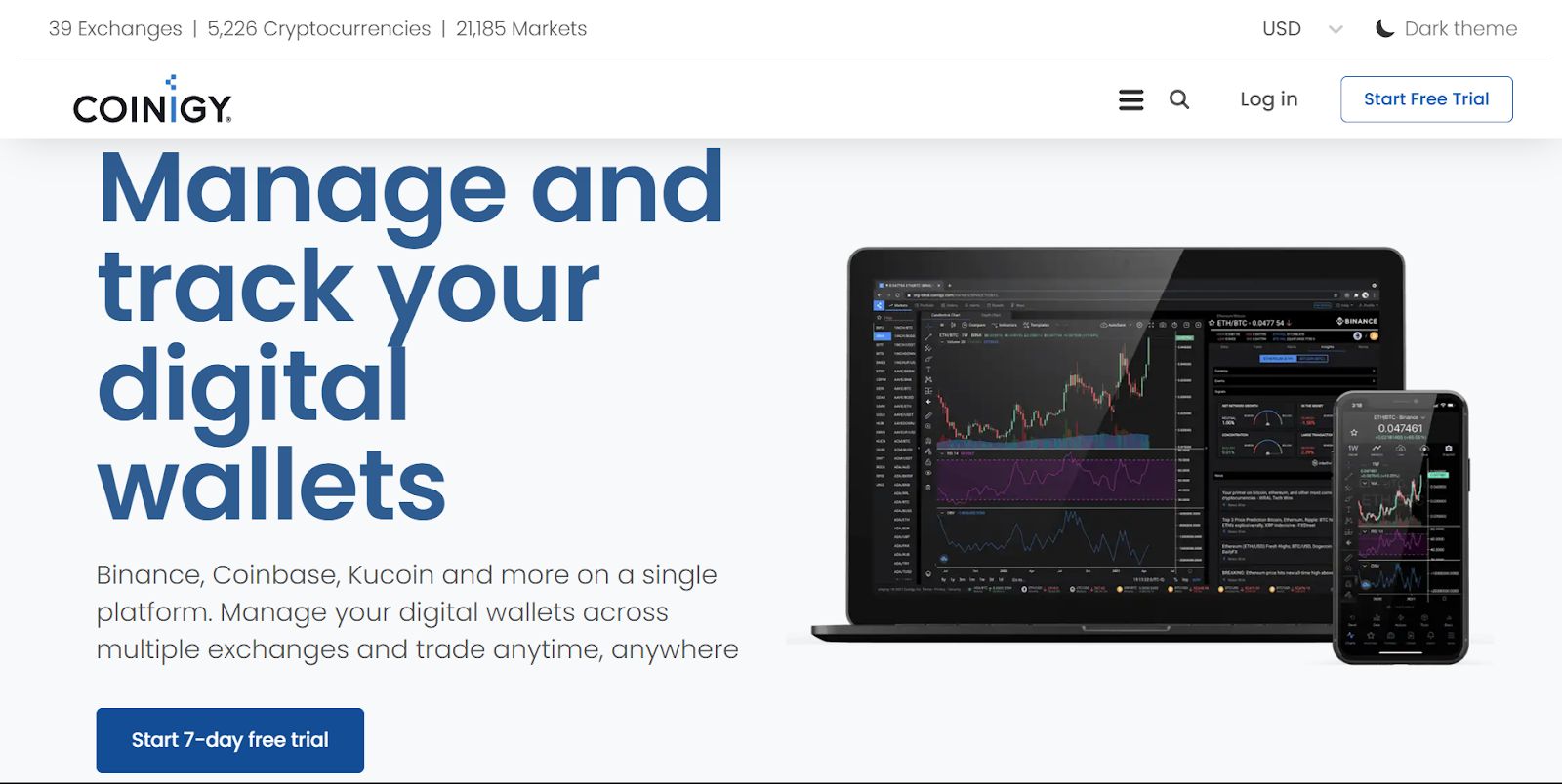 Coinigy - Best for Active Crypto Traders