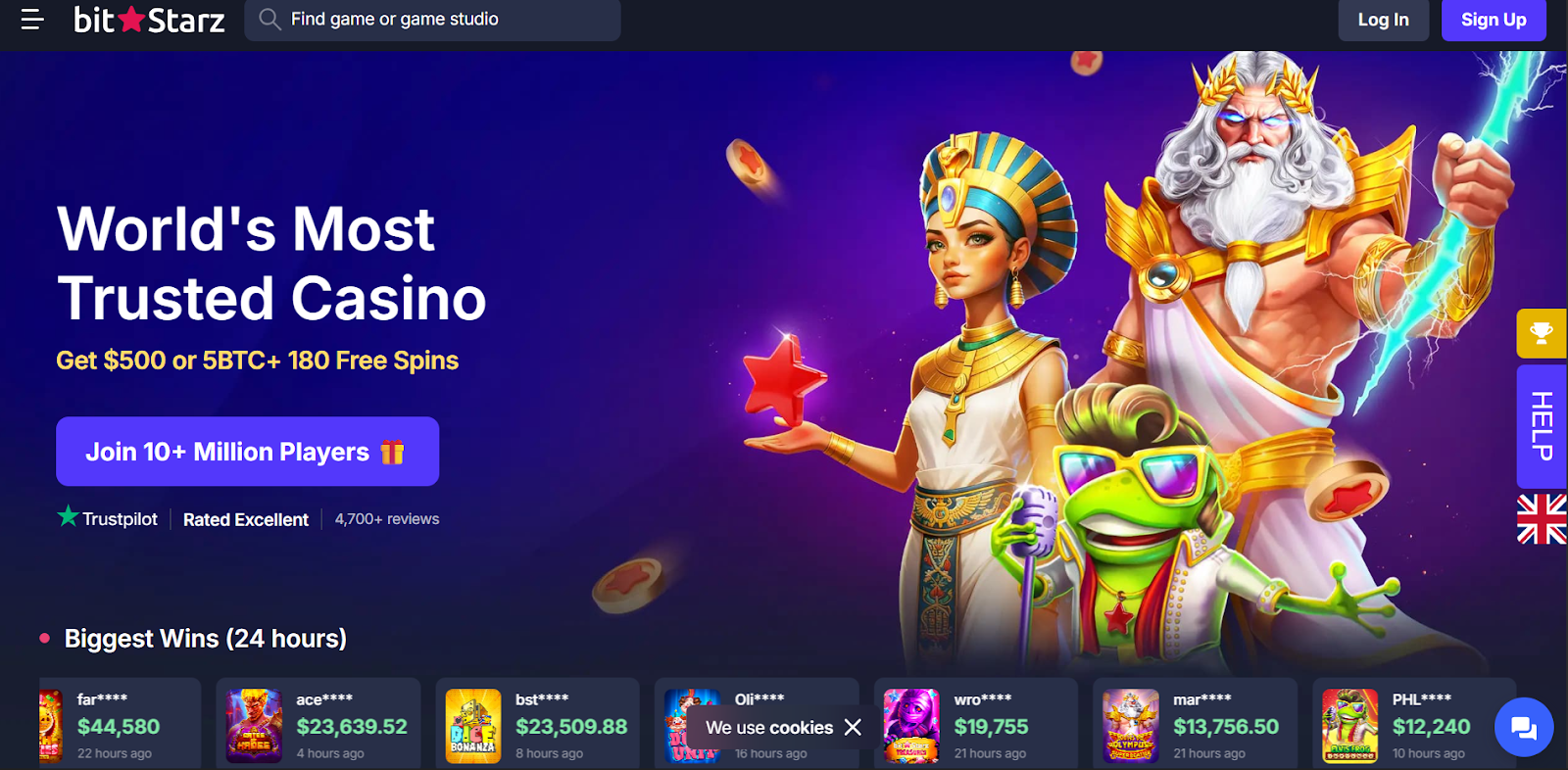 BitStarz - Best Cardano Casinos