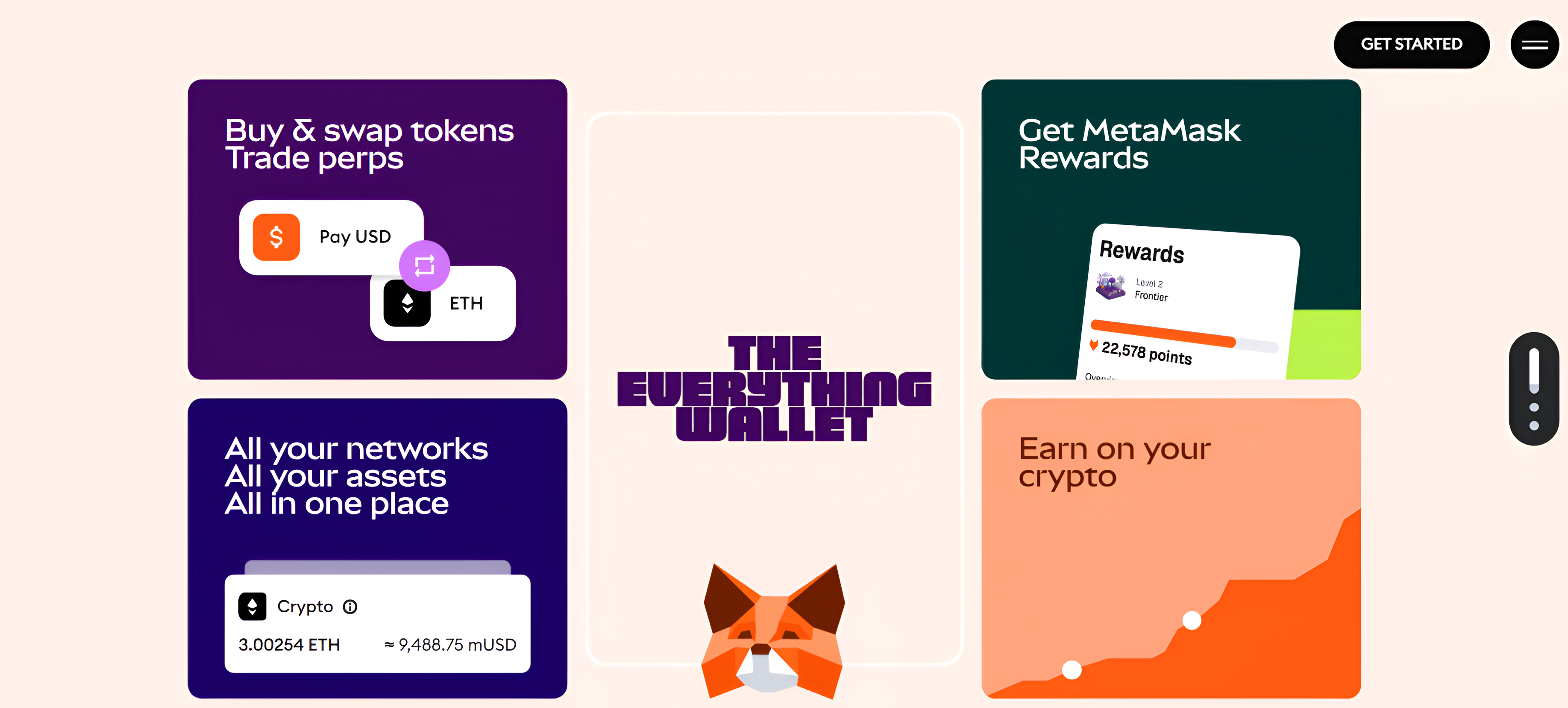 Select a crypto wallet