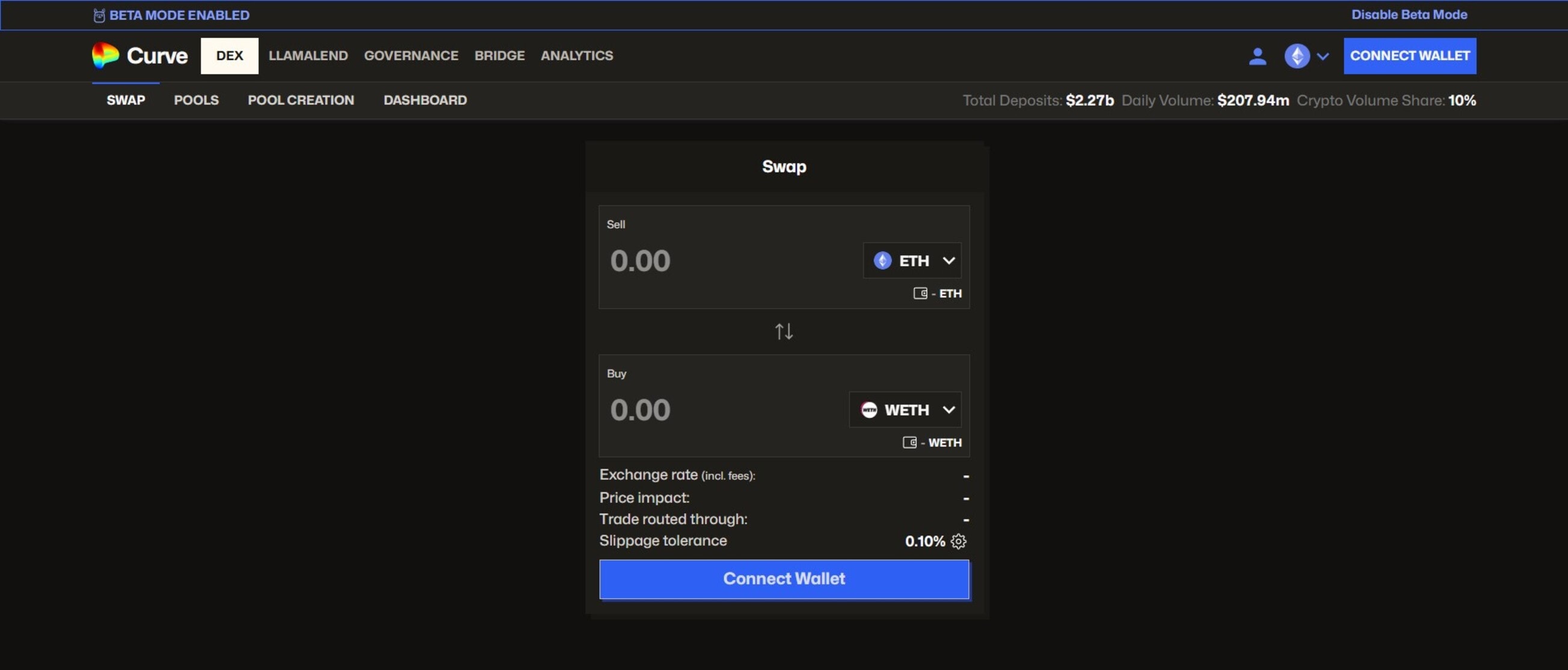 Curve Finance – Best decentralized exchange for stablecoins