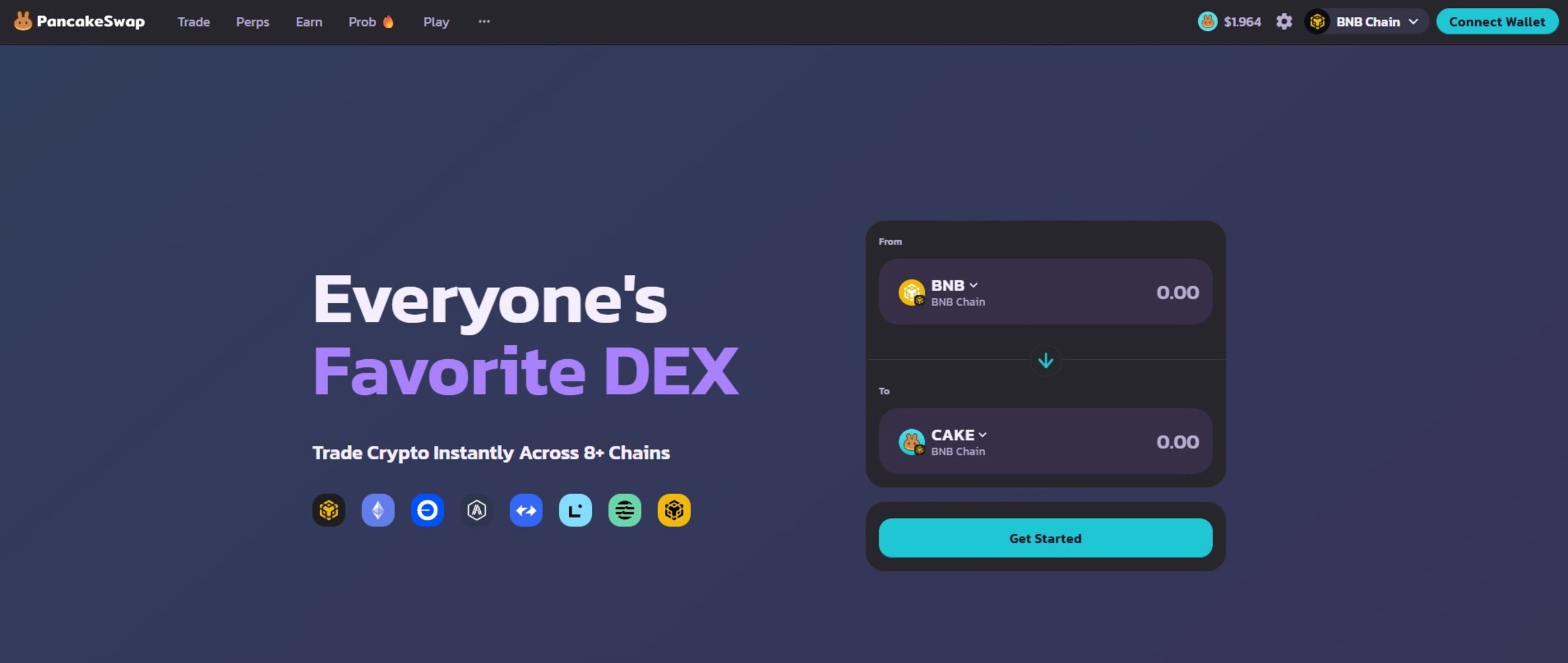 PancakeSwap – Best decentralized exchange for low-cost trading on BNB Chain