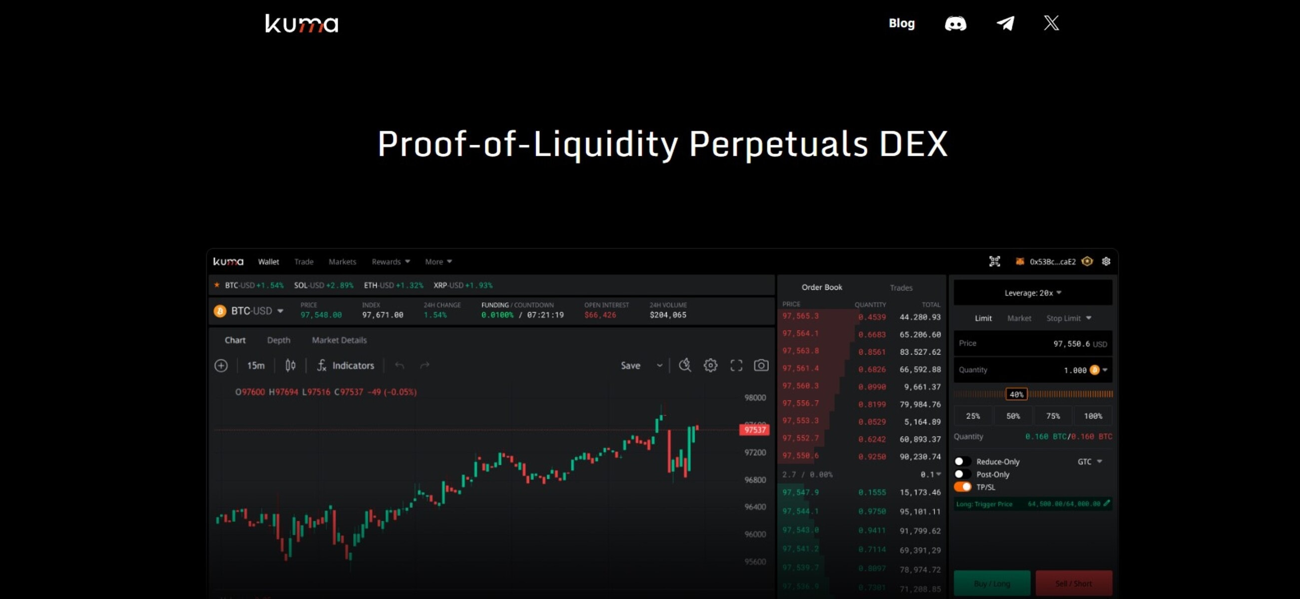 Kuma (formerly IDEX) – Best hybrid decentralized exchange