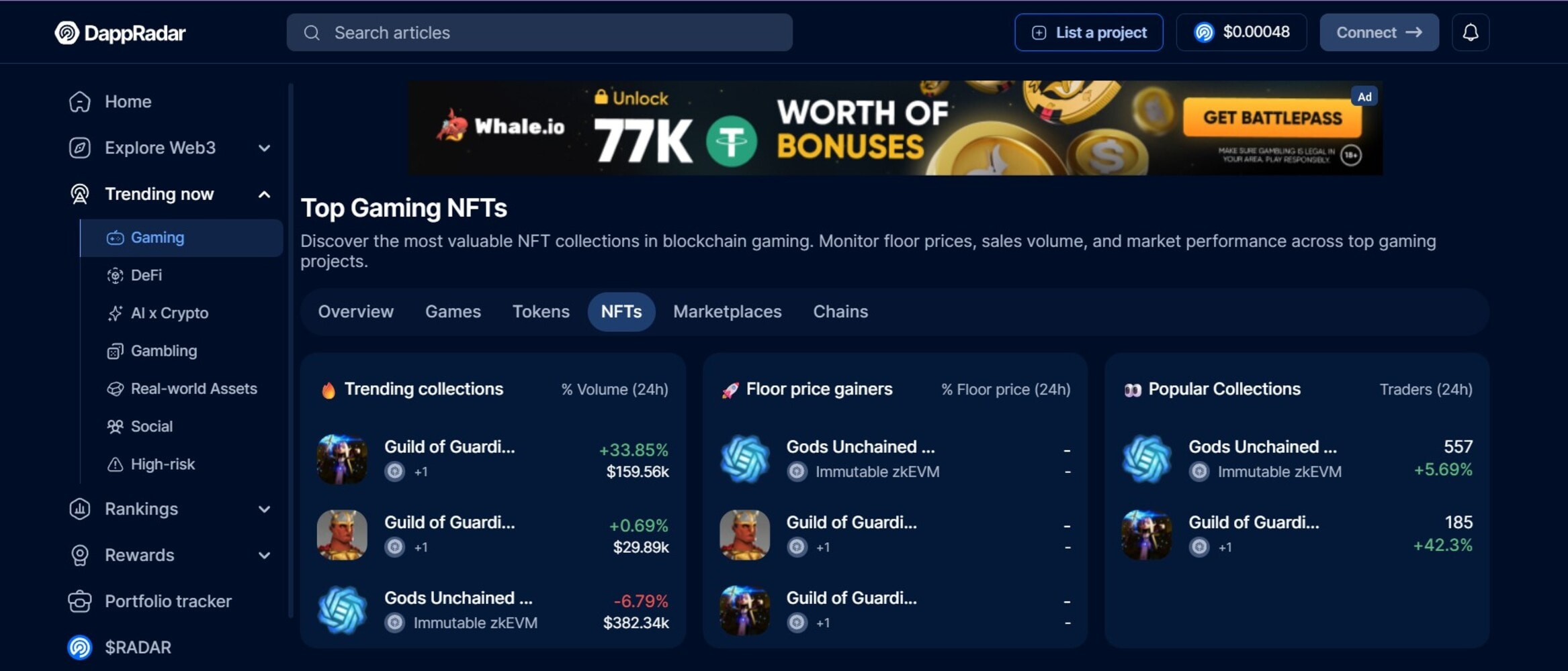 Ethereum GameFi Ecosystem