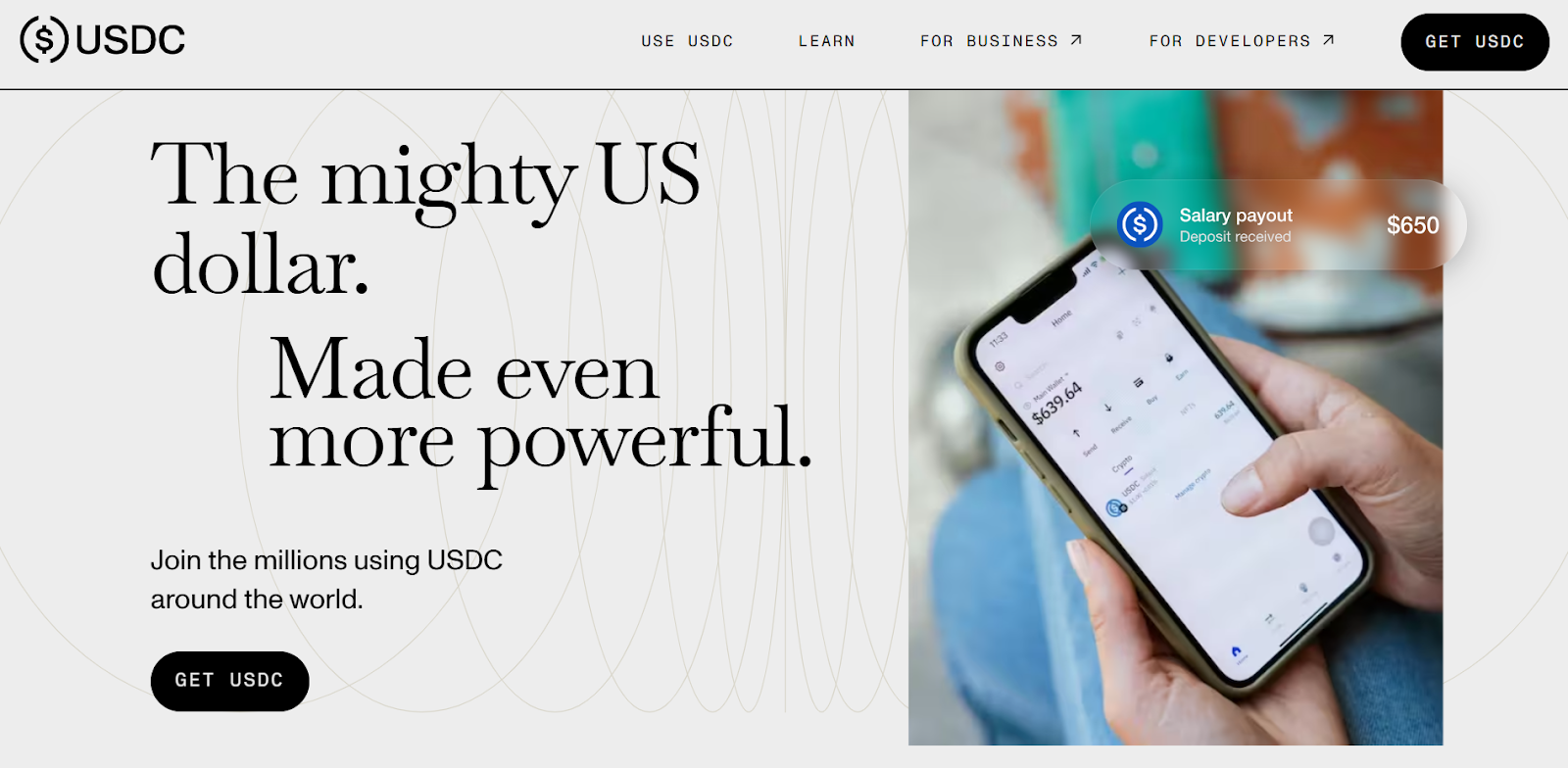 USD Coin (USDC) - Examples of Popular ERC-20 Tokens