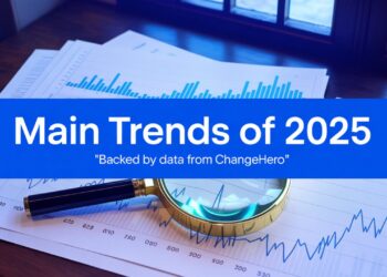 Dados do ChangeHero 2025 revelam mudanças importantes no mercado criptográfico