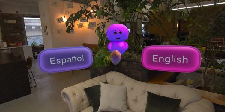 O aplicativo de aprendizagem de idiomas da Meta para Quest combina realidade mista e IA