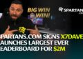 Spartans está derrotando Legacy Giants Bet365 e BetMGM com acordo Mega X7Dave