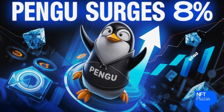 PENGU subiu 8% enquanto o piso NFT do Pudgy Penguins é plano – O que a divergência diz aos colecionadores