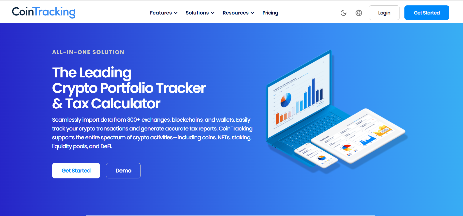 CoinTracking - Best for Portfolio Analysis and Reports