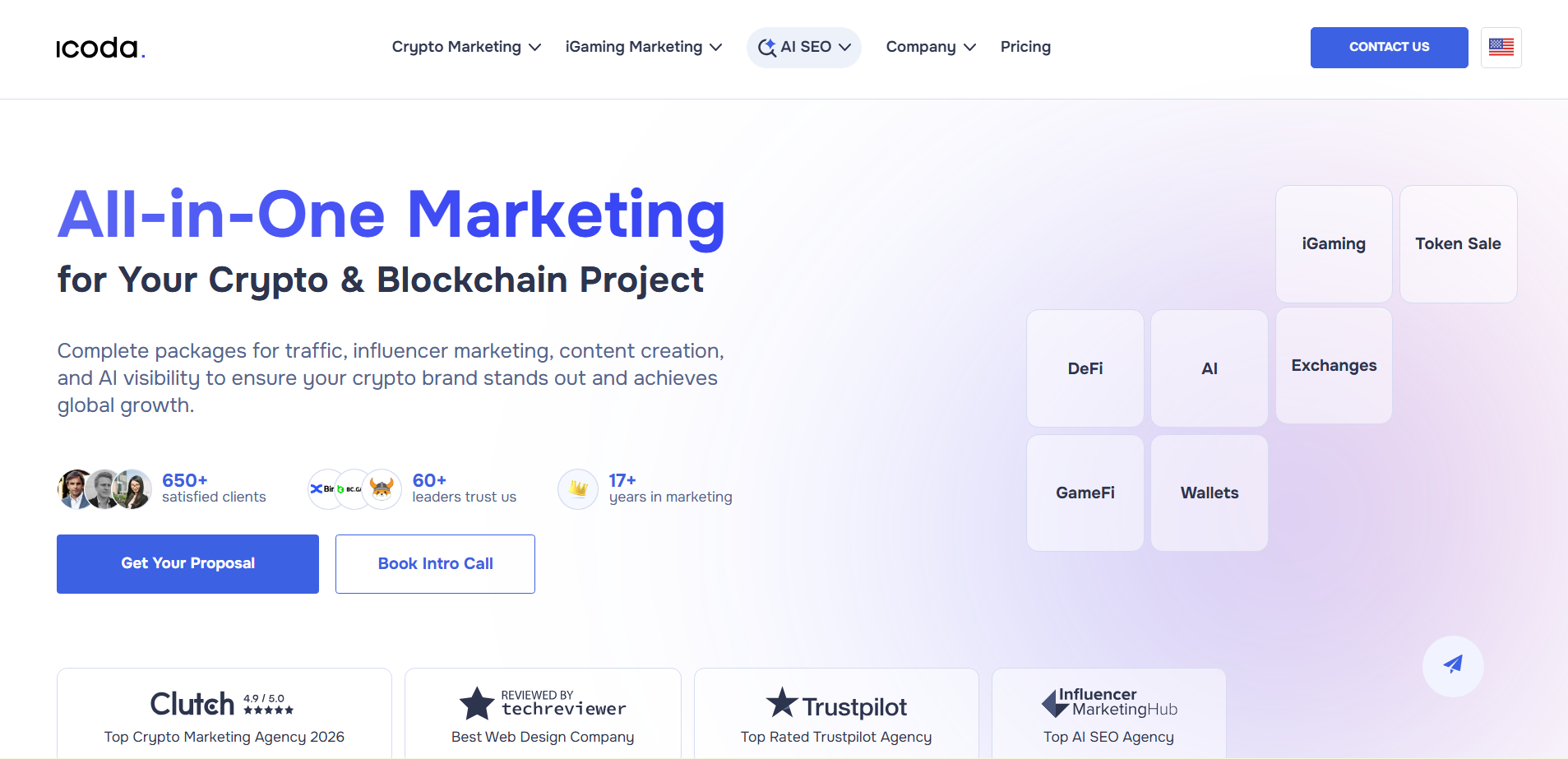 ICODA - Best Crypto Marketing Agencies