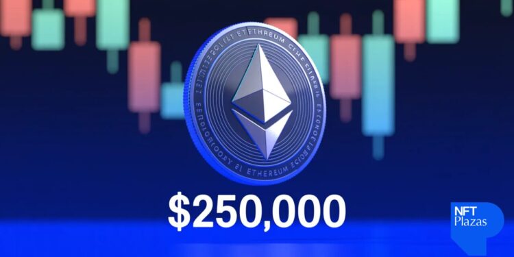 Etherealize vê ETH em US$ 250 mil no longo prazo