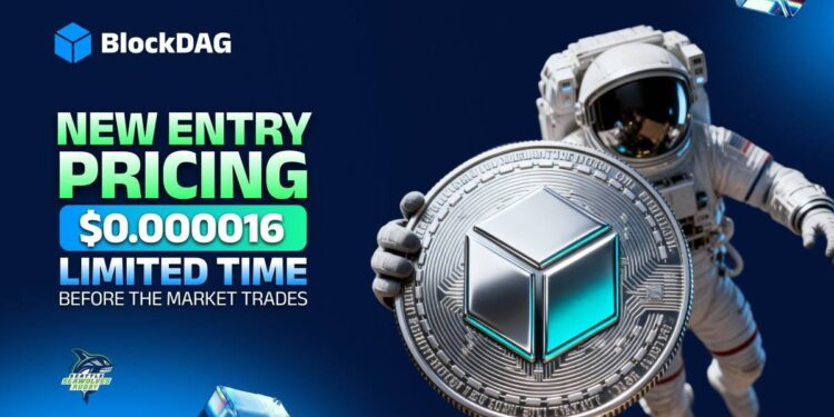 O preço de US$ 0,0000061 do BlockDAG oferece ganhos de 95x antes da negociação