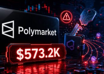 Polymarket afirma que US$ 573 mil foram transferidos após comprometimento da chave interna da carteira