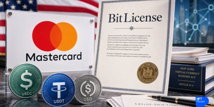 Mastercard protege BitLicense de Nova York para envio de pagamento de ativos digitais