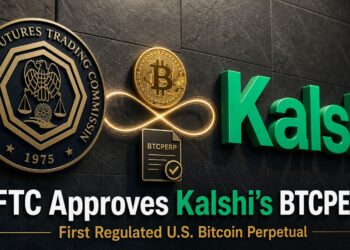 CFTC aprova BTCPERP de Kalshi, primeiro Bitcoin perpétuo regulamentado dos EUA