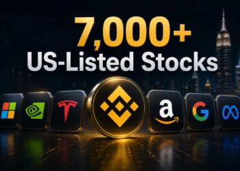 Binance lança negociação para 7.000 ações e ETFs dos EUA e planeja lançamento de bStocks tokenizadas