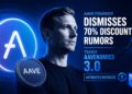 O fundador da Aave, Kulechov, descarta rumores de venda de AAVE com desconto de 70%, provoca Aavenomics 3.0