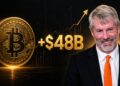 As reservas de Bitcoin e dinheiro da Strategy excedem a dívida em US$ 48 bilhões, afirma Saylor