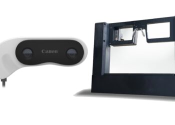 Canon revela dispositivo portátil de ressonância magnética conceitual, guia de ondas de vidro e software de colaboração
