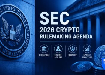 SEC divulga agenda de regulamentação de criptografia para 2026, visando bolsas de valores e corretoras