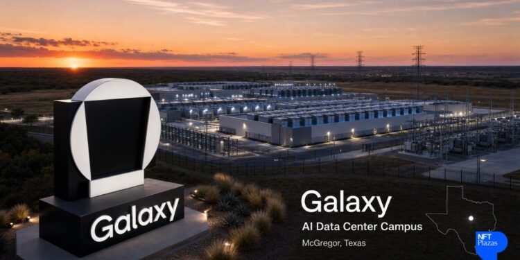 Galaxy expande presença de data center de IA com campus de 500 acres no Texas